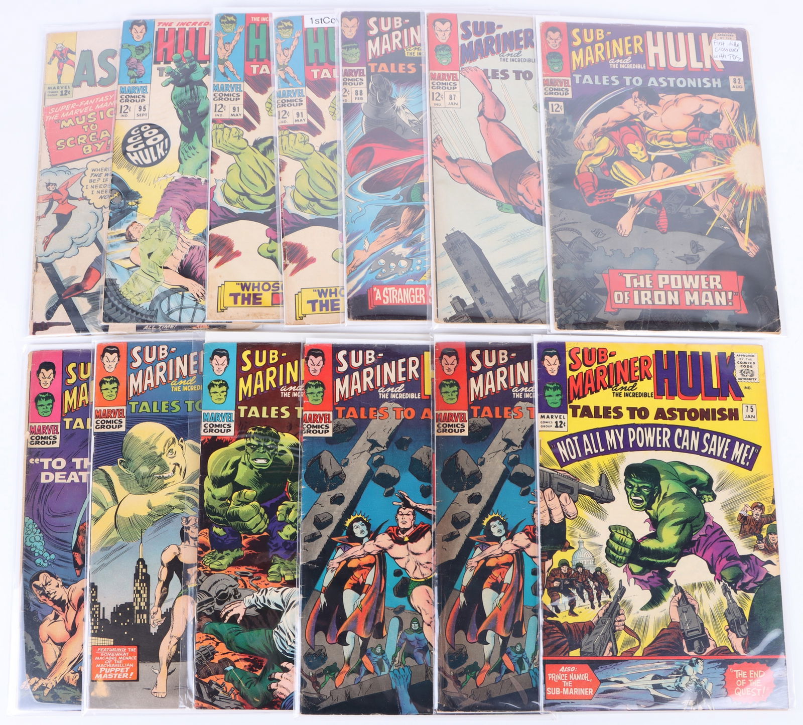 1960'S MARVEL TALES TO ASTONISH COMICS - LOT OF 13 (1 of 8)