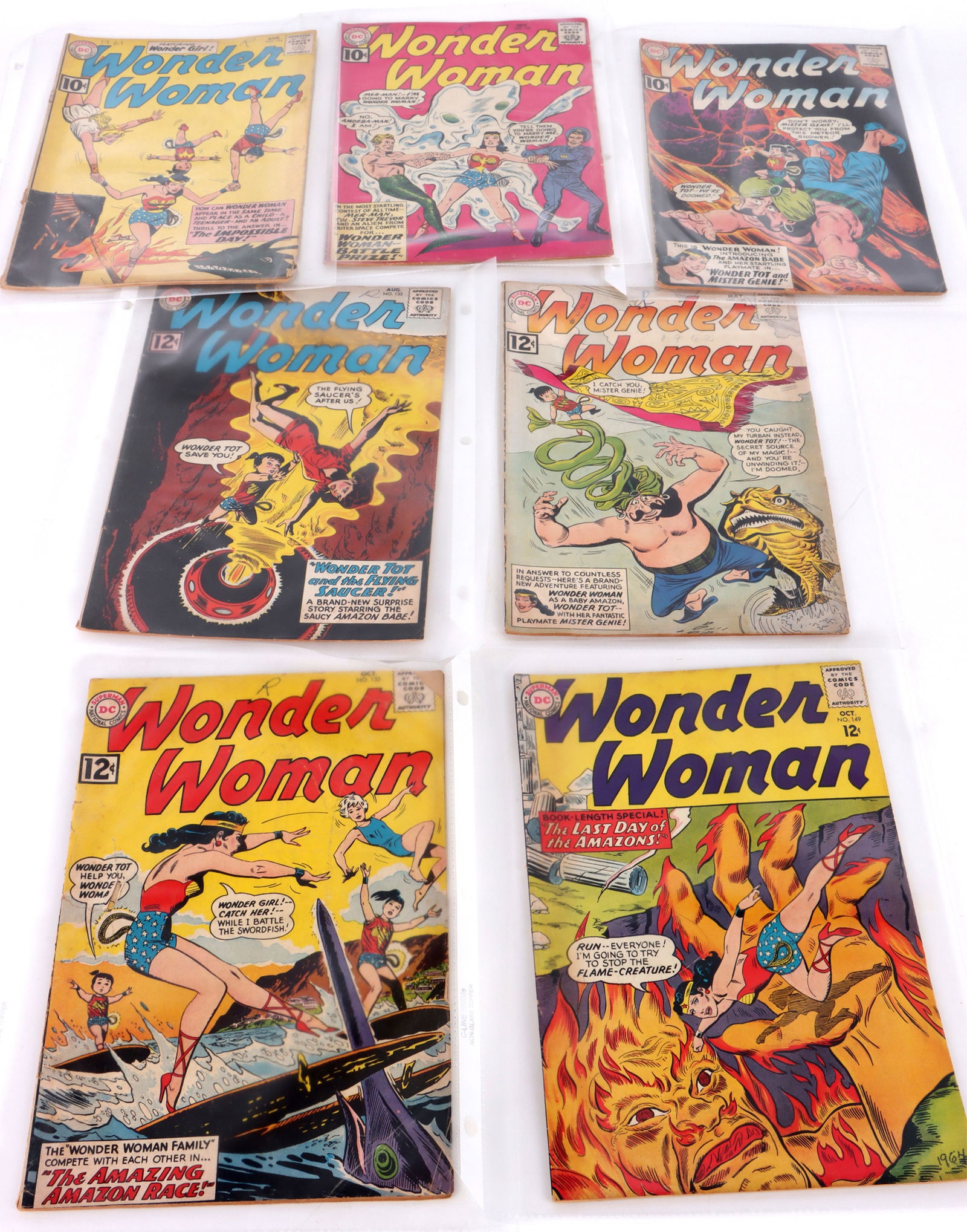 SILVER AGE DC WONDER WOMEN COMICS - (5) (1 of 5)