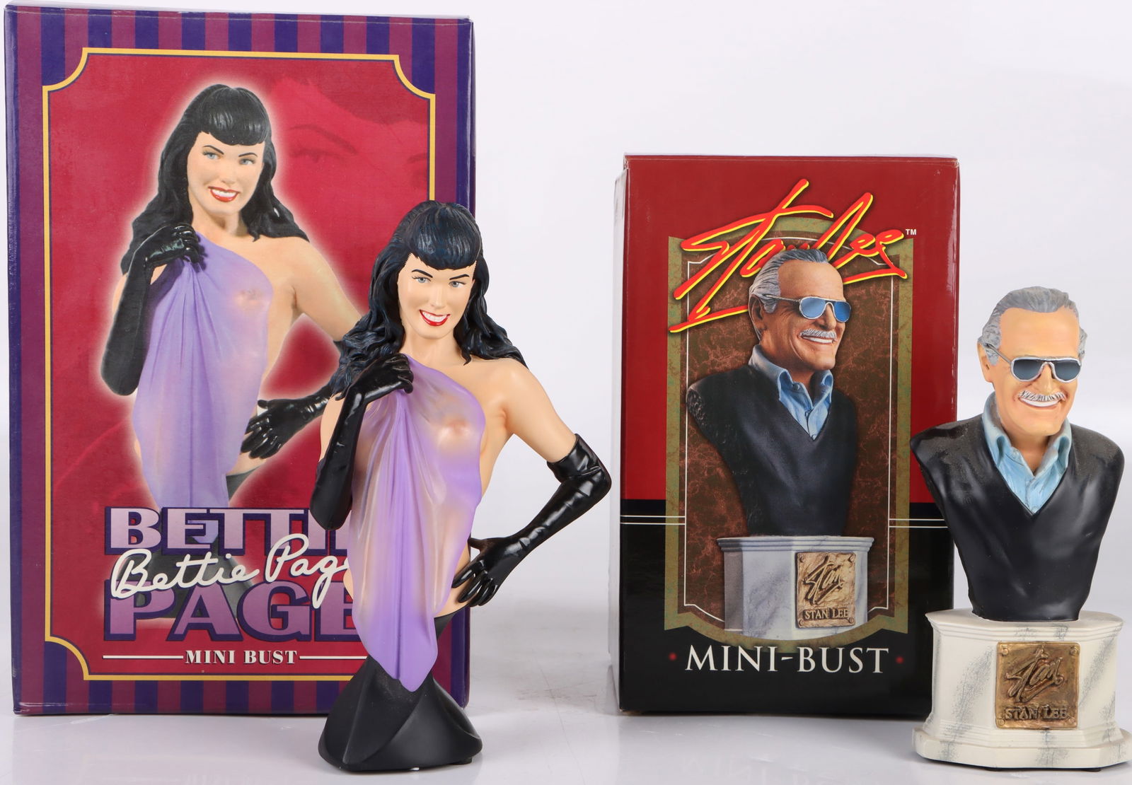 STAN LEE & BETTY PAGE MINI-BUST BOWMAN & DARKHORSE (1 of 14)