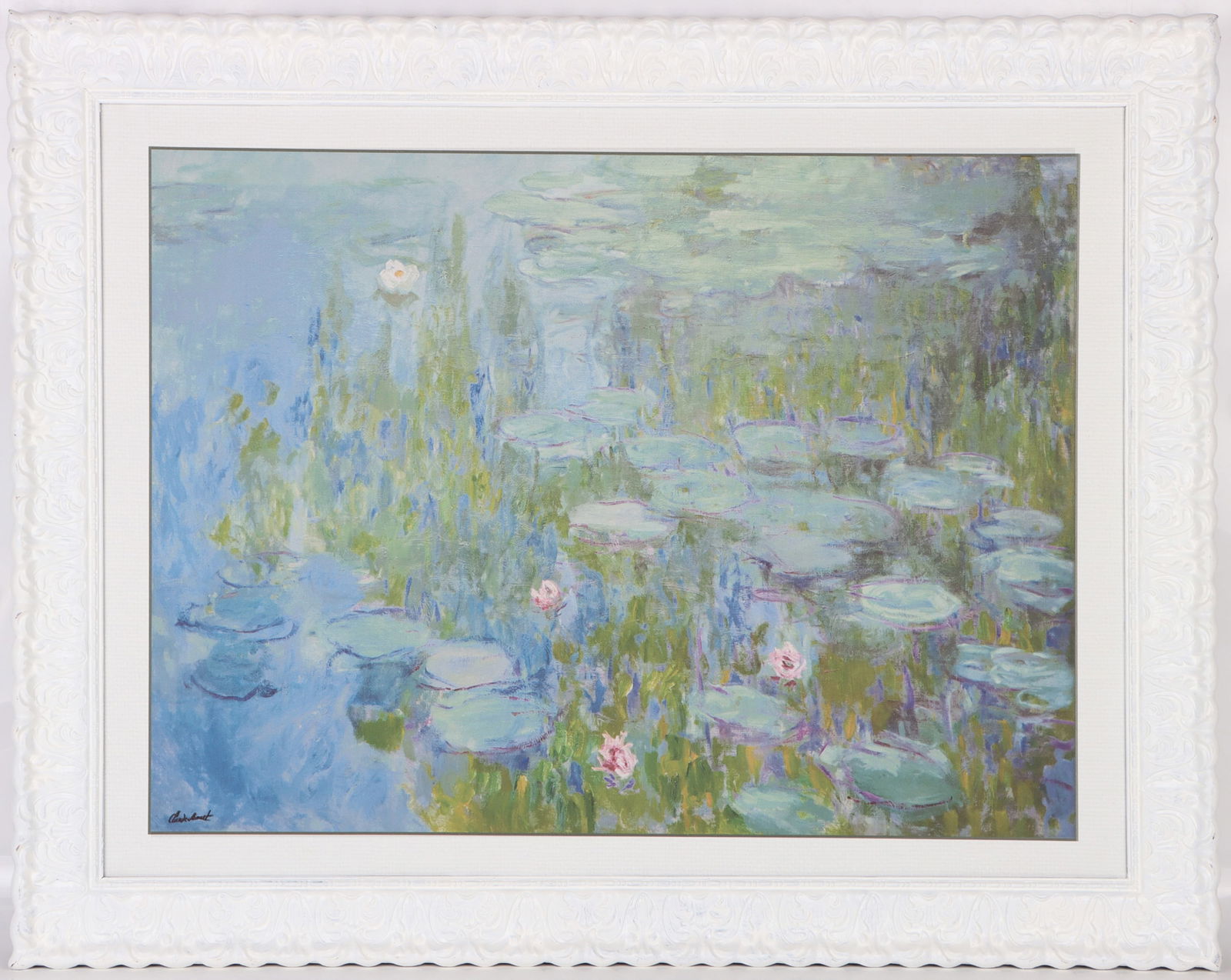 CLAUDE MONET WATER LILLIES ENHANCED PRINT AFTER (1 of 4)