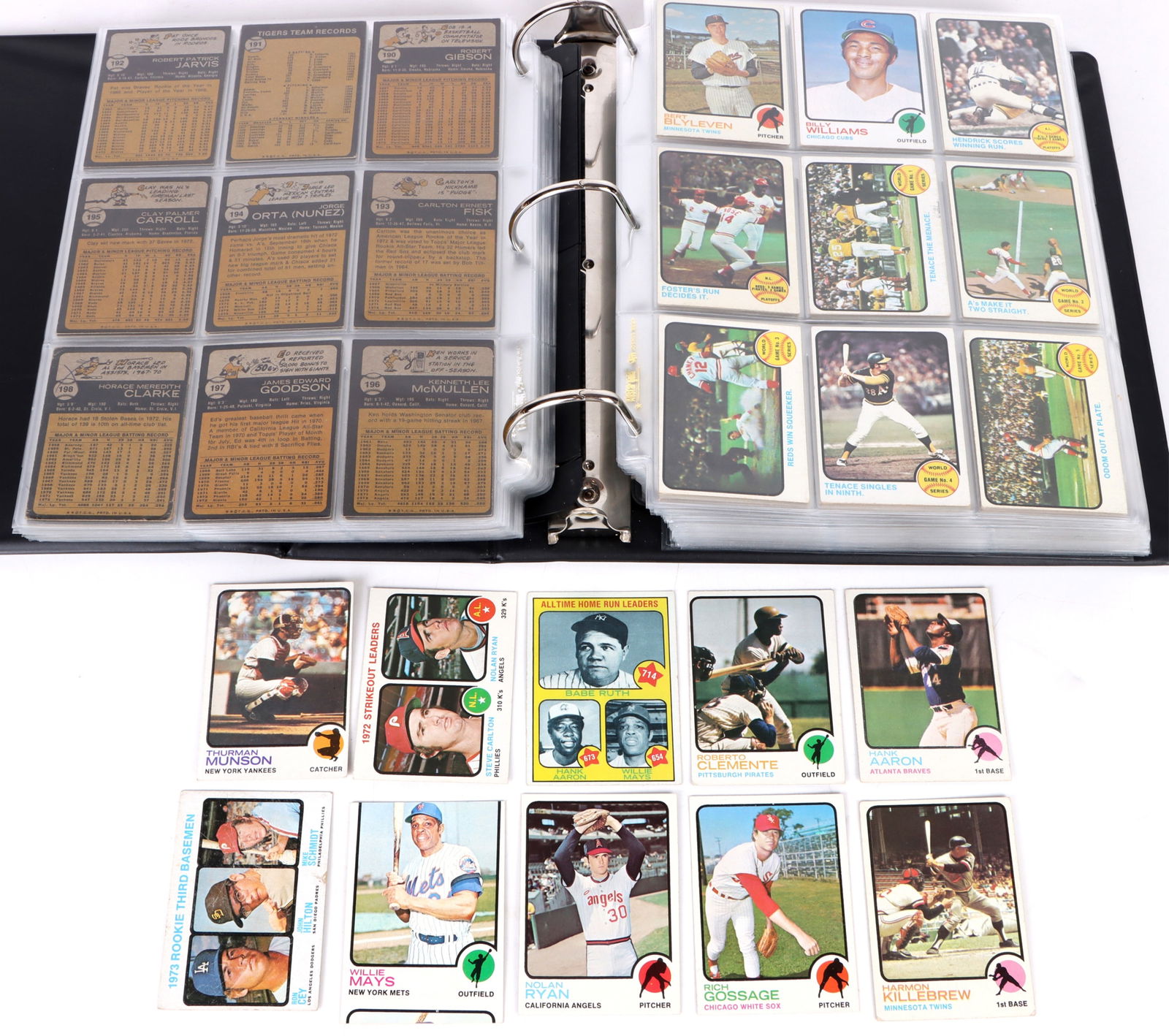 1973 TOPPS BASEBALL NEAR COMPLETE SET 631/660 (1 of 4)