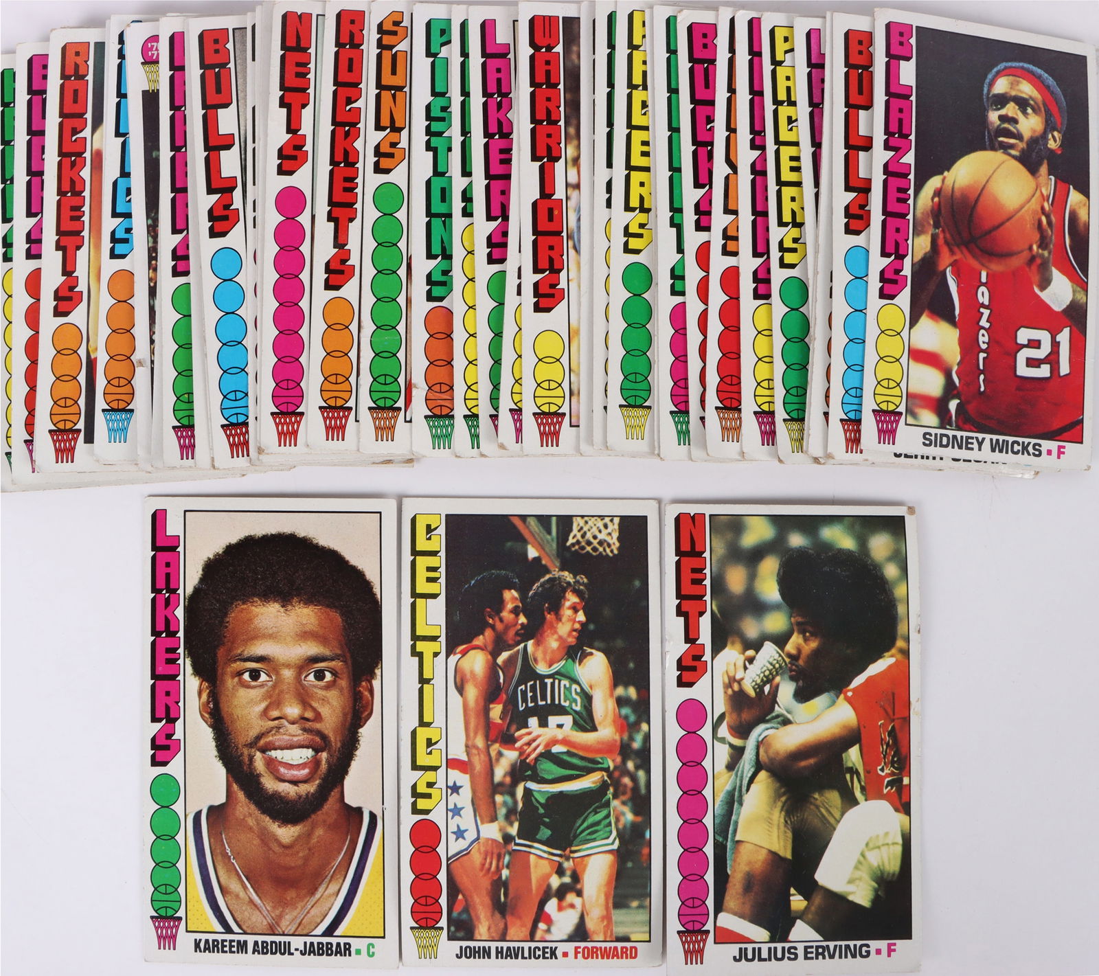 1976 TOPPS BASKETBALL SERIES COLLECTION - 46 CARDS (1 of 7)