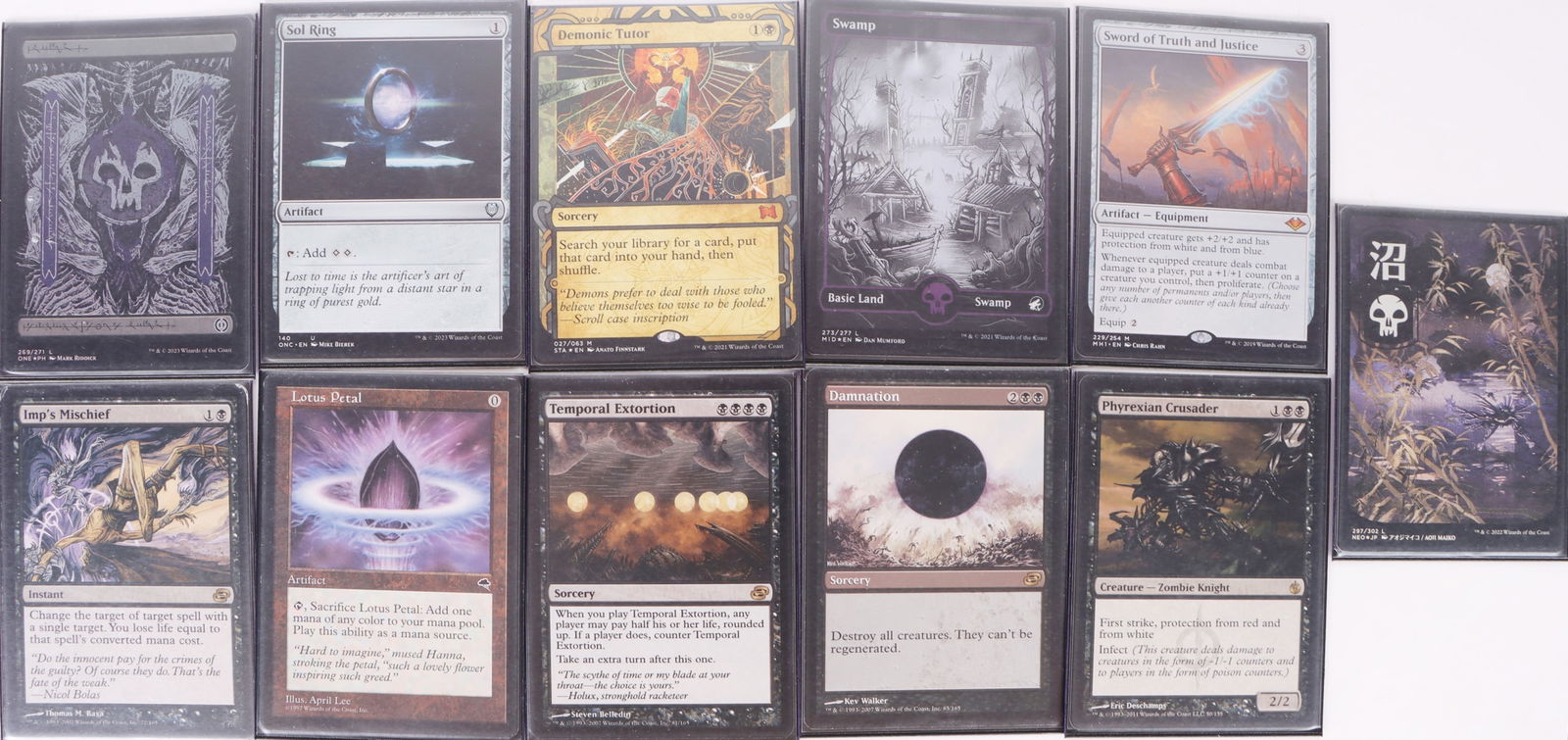 MAGIC THE GATHERING LOT RARES & MYTHICS 11CT (1 of 5)