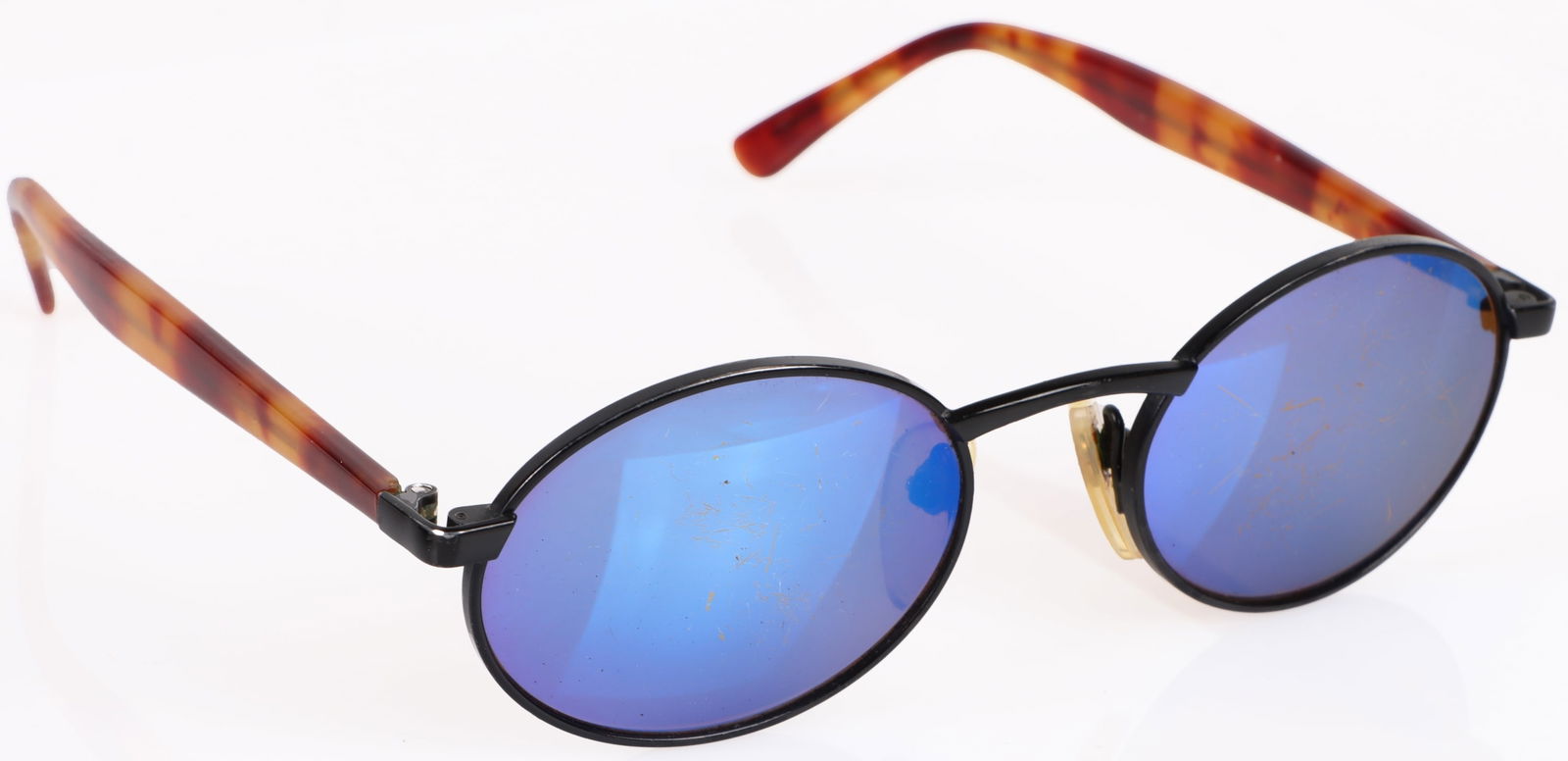 REVO MENS TORTOUISE SHELL BLUE MIRROE SUNGLASSES (1 of 4)