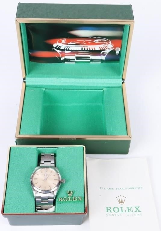 1981 ROLEX AIR-KING OYSTER PERPETUAL 34MM WATCH (1 of 5)