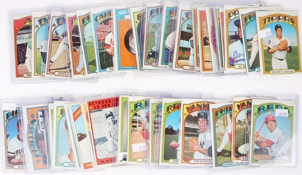 ASSORTED 1960'S - 1970'S TOPPS BASEBALL CARD SET (1 of 4)