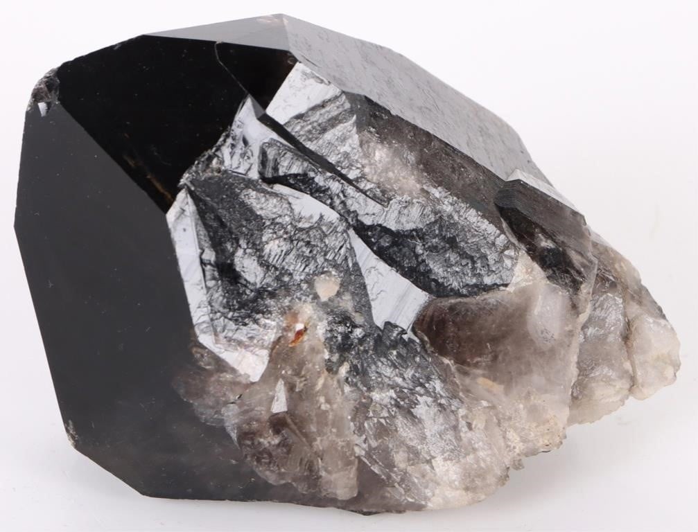 1368.8CT LARGE BLACK QUARTZ CRYSTAL GEMSTONE (1 of 3)
