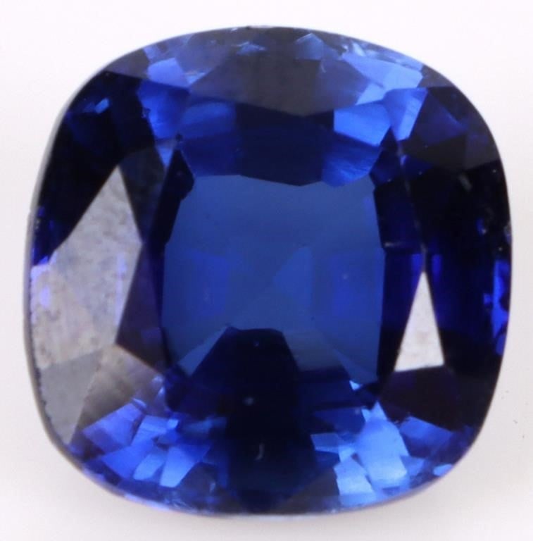 8.80 CT LOOSE CUSHION CUT BLUE SAPPHIRE GEMSTONE (1 of 4)