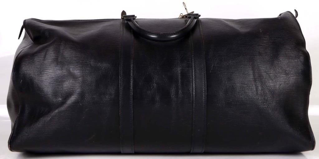 LOUIS VUITTON EPI LEATHER KEEPALL DUFFLE HANDBAG (1 of 10)