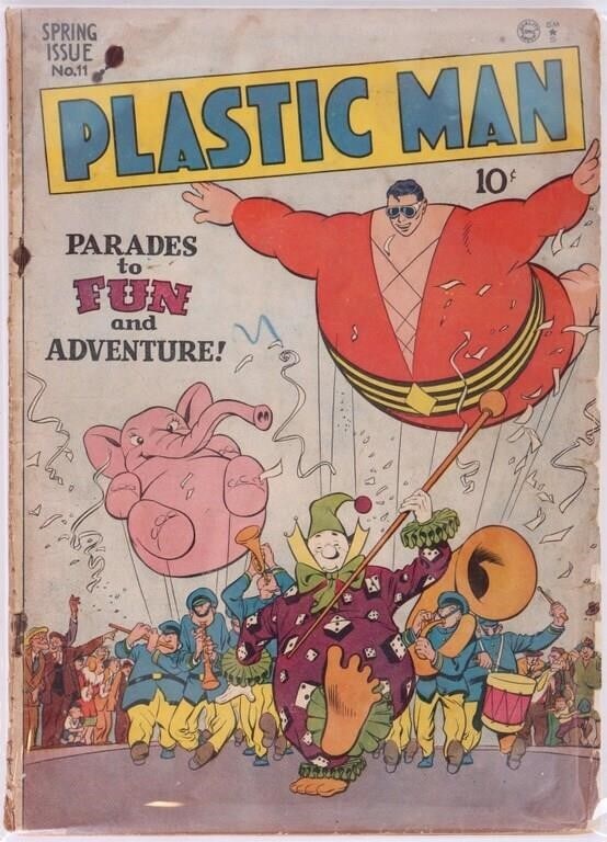 PLASTIC MAN #11 1948 GOLDEN AGE COMIC BOOK (1 of 5)