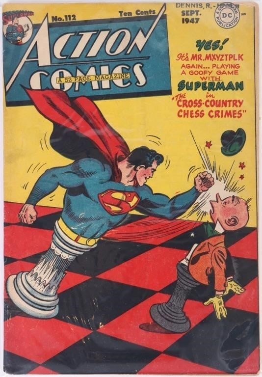 ACTION COMICS #112 SUPERMAN GOLDEN AGE DC 1947 (1 of 4)