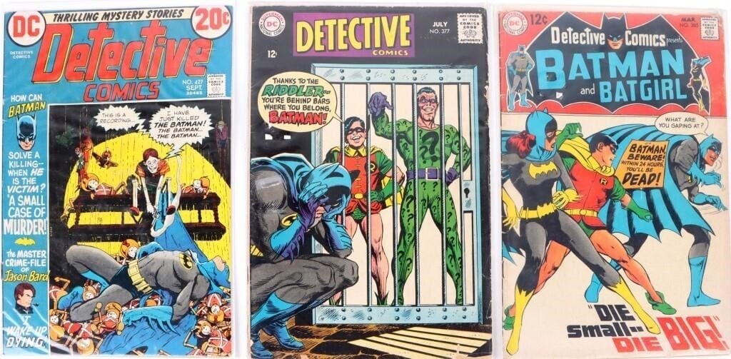 1960'S DC DETECTIVE COMICS COLLECTION - LOT OF 3 (1 of 4)