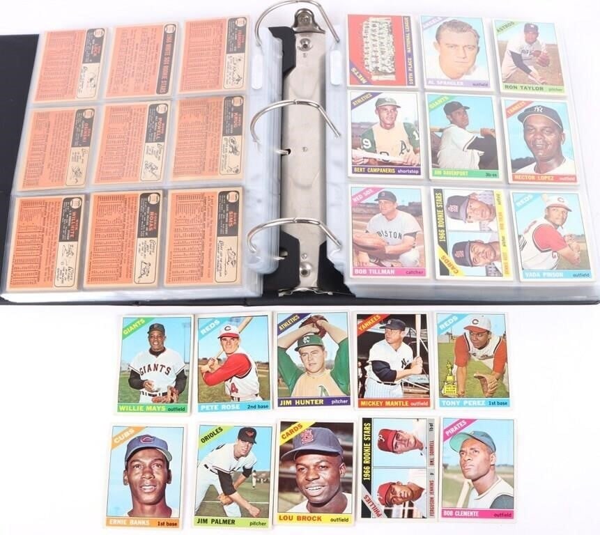 1966 TOPPS BASEBALL CARD PARTIAL SET (490/598) (1 of 5)