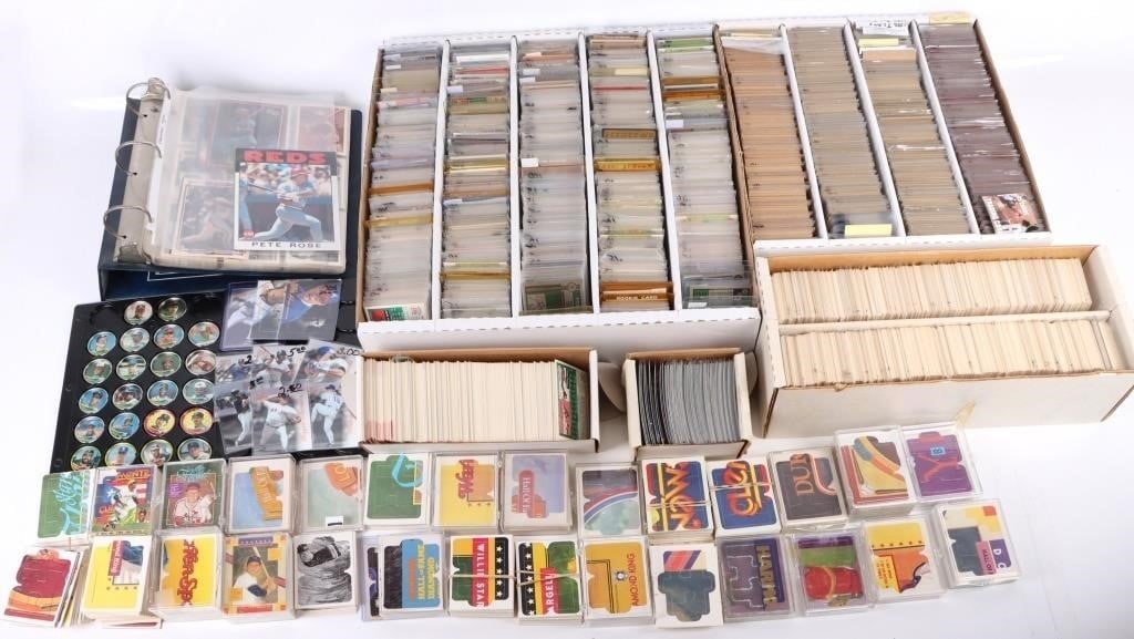 LARGE COLLECTION MIXED BASEBALL CARDS + MORE (1 of 14)
