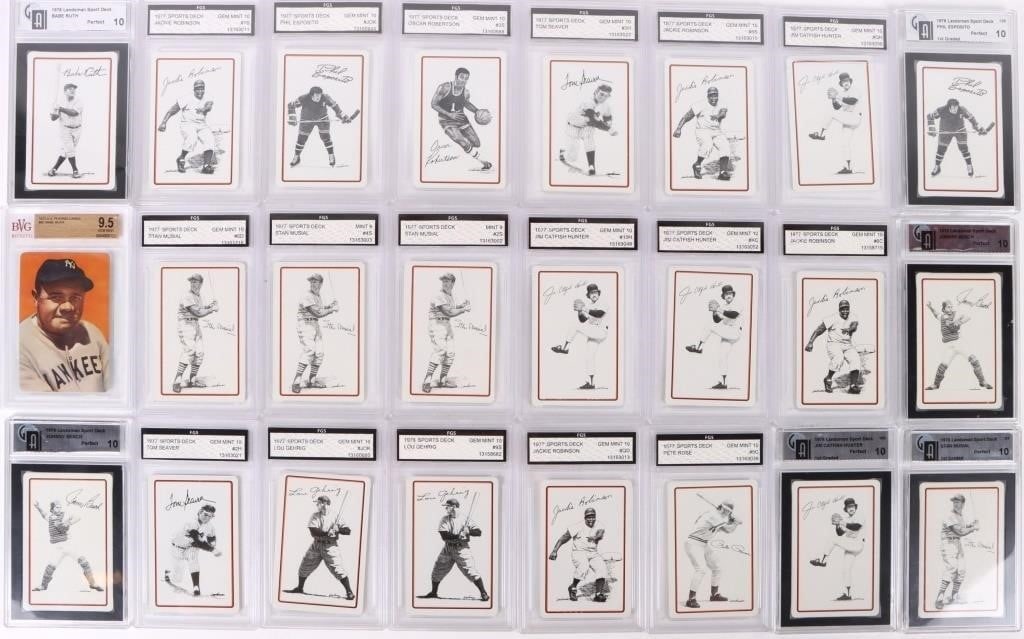 1973-78 ASSORTED PLAYING CARDS & BASEBALL CARDS (1 of 4)