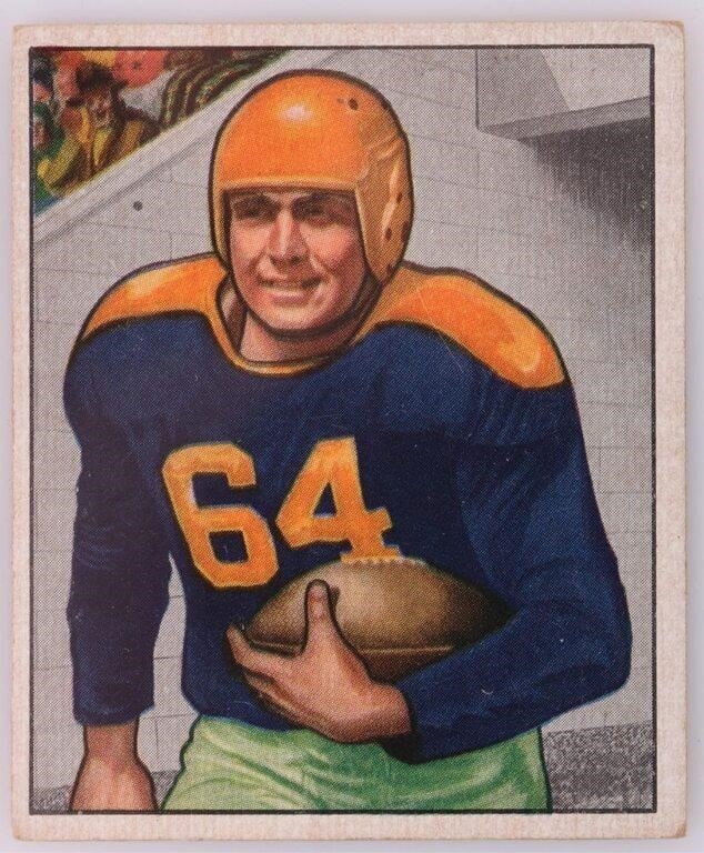 1950 BOWMAN TED FRITSCH #11 FOOTBALL CARD - HIGH (1 of 2)