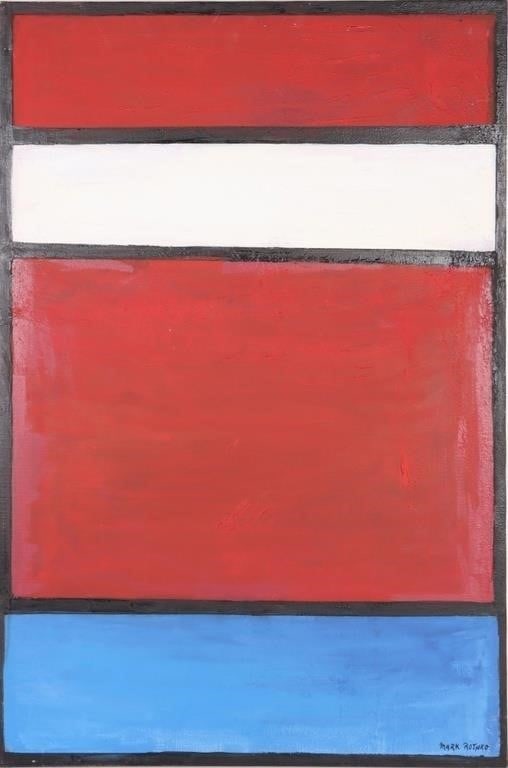 AFTER MARK ROTHKO ORIGINAL OIL PAINTING (1 of 3)
