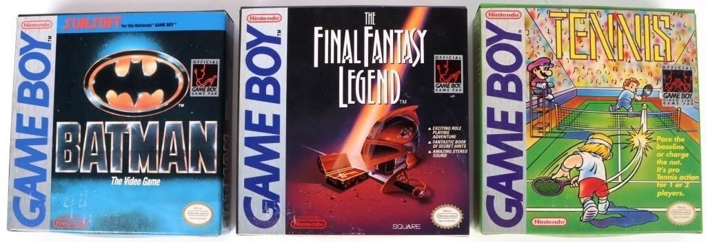 SMALL NINTENDO LOT OF GAME BOY GAME BOXES (1 of 5)