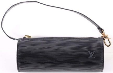 LOUIS VUITTON BLACK MINI PEPILLION POCHETTE BAG
