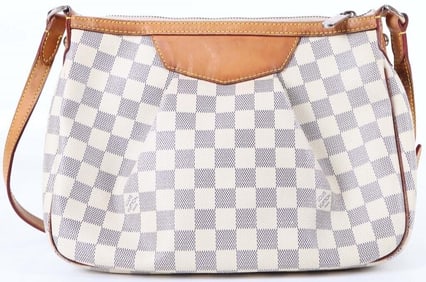 LOUIS VUITTON DAMIER AZUR SIRACUSA SHOULDER BAG