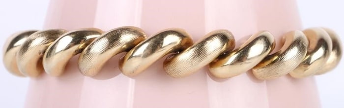 SAN MARCO 14K YELLOW GOLD UNISEX BRACELET