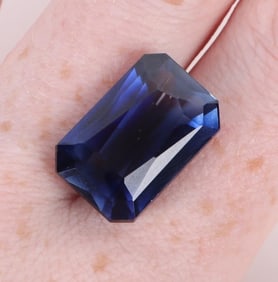 26.0CT LARGE EMERALD-CUT SAPPHIRE W/ GIE CERT