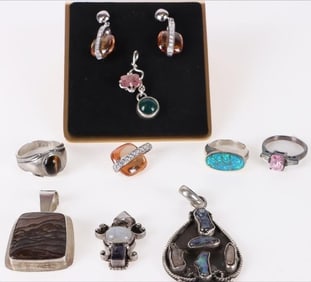 STERLING SILVER UNIQUE COLLECTIBLE LADIES JEWELRY