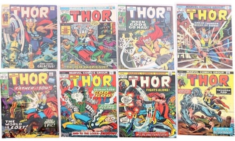 THE MIGHTY THOR COMIC BOOK COLLECTION LOT OF 8