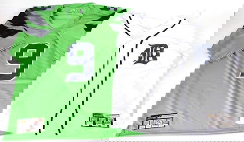 MLB & NFL CERT. AUTOGRAPHED JERSEYS - LOT OF 2