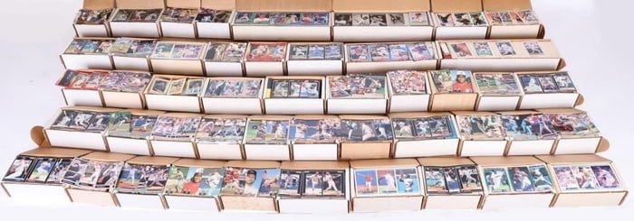ASSORTED 1980'S-90'S COMPLETE BASEBALL SETS - (46)