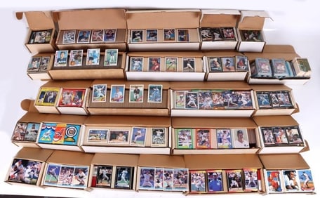 ASSORTED 1980'S-90'S COMPLETE BASEBALL SETS - (26)