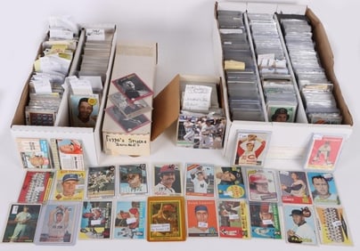 ASSORTED 1960'S THROUGH 200'S BASEBALL SETS - (7)