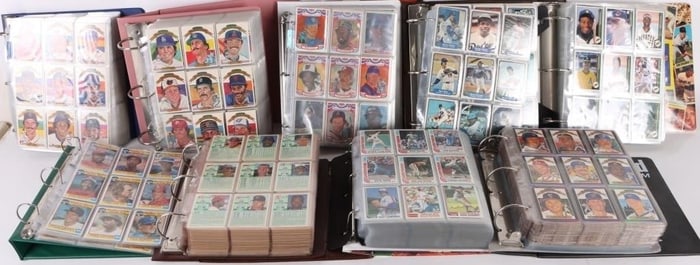 1980'S COLLECTIBLE BASEBALL CARD SETS - LOT OF 9