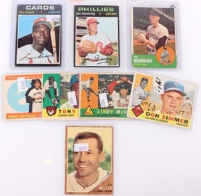 1960-1971 TOPPS BASEBALL COLLECTION - LOT OF 8