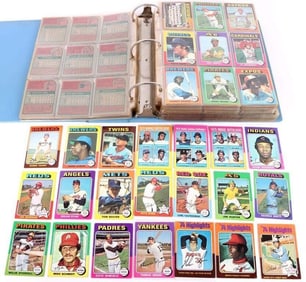 1975 TOPPS BASEBALL NEARLY COMPLETE (659/660)