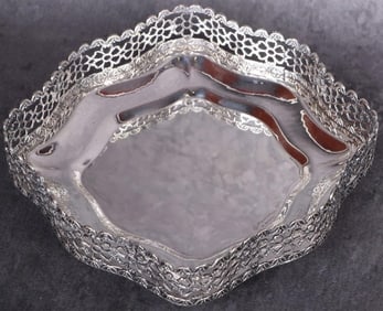 LAVORATO A MANO 0.800 SILVER BONBON DISH