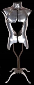 NIGEL COATES RARE ALUMINUM & STEEL MALE MANNEQUIN