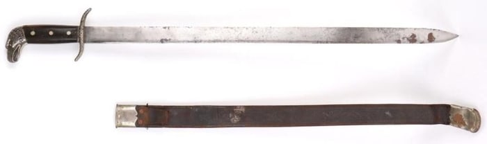 U.S. COLLINS & CO. NO.86 EAGLE HEAD POMMEL MACHETE