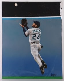KEN GRIFFEY JR. ORIGINAL PAINTING BY GARY LONGORDO