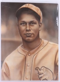 JIMMIE FOXX ORIGINAL PAINTING BY GARY LONGORDO