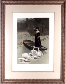 'THE LADY OF THE LAKE' S. WALLER ENGRAVED ATKINSON