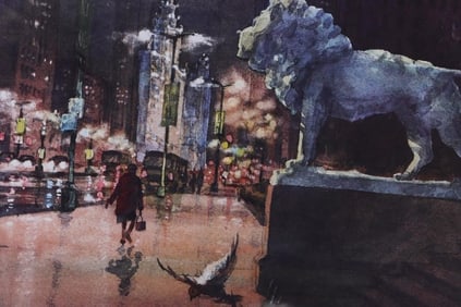 TOM LYNCH SIGNED OFFSET 'PROUD CITY' LITHOGRAPH