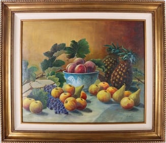 ORIGINAL SIGNED STILL LIFE OIL PAINTING