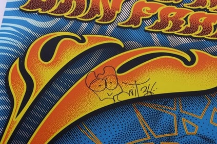 311 AUTOGRAPHED NICK HEXUM & TIM MAHONEY POSTER