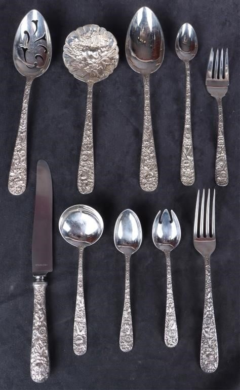 S. KIRK & SON STERLING SILVER REPOUSSE SILVERWARE (1 of 6)