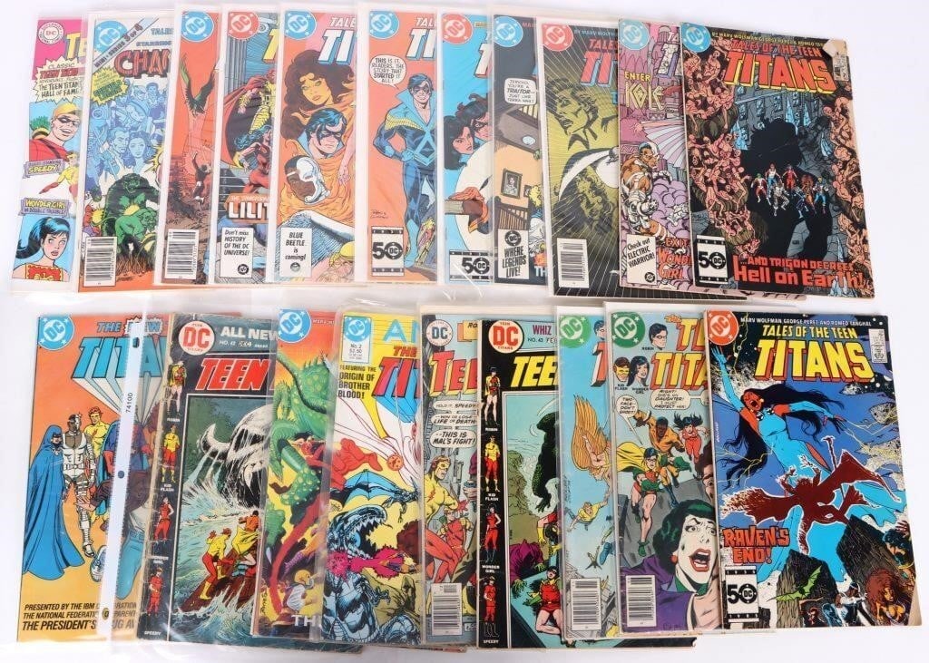 ASSORTED DC TEEN TITANS BRONZE AGE COMICS - (21) (1 of 5)