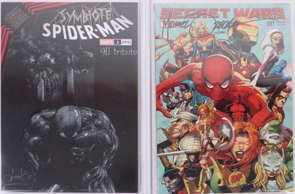 SPIDERMAN SIGNED COMICS WITH COA - LOT OF 2 (1 of 2)