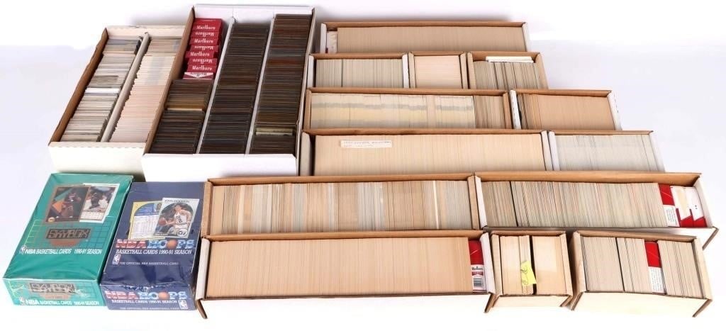 ASSORTED COMPLETE 90'S BASKETBALL CARD SETS - (17) (1 of 5)