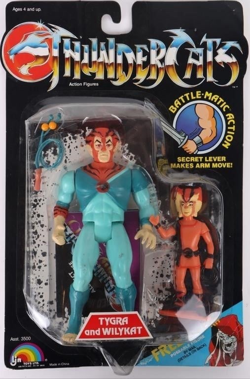 VINTAGE 1986 THUNDERCATS TYGRA & WILYCAT UNOPENED (1 of 5)