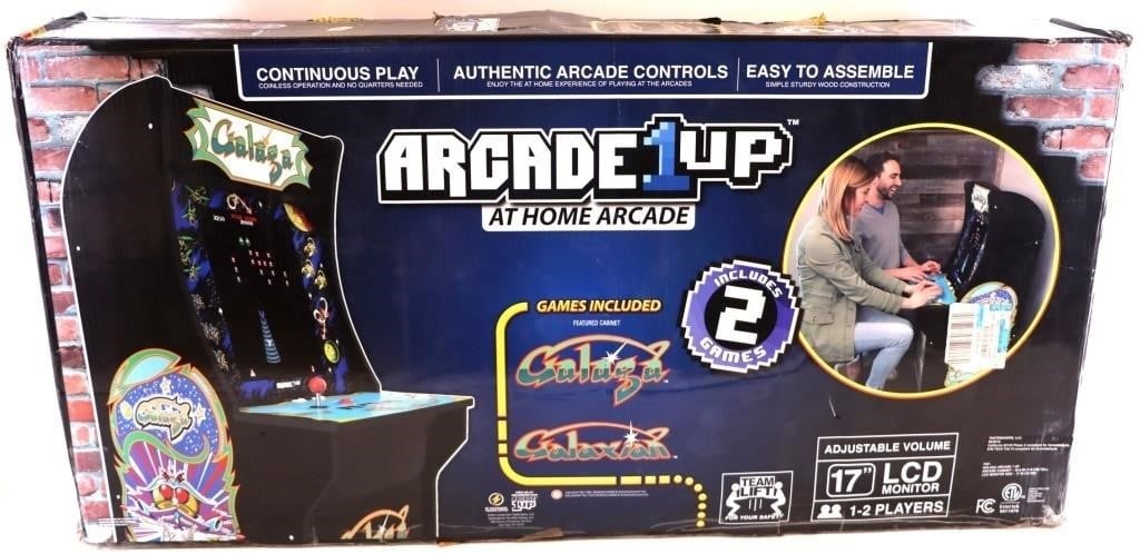 ARCADE 1UP GALAGA 2 IN 1 AT HOME ARCADE CABINET (1 of 4)